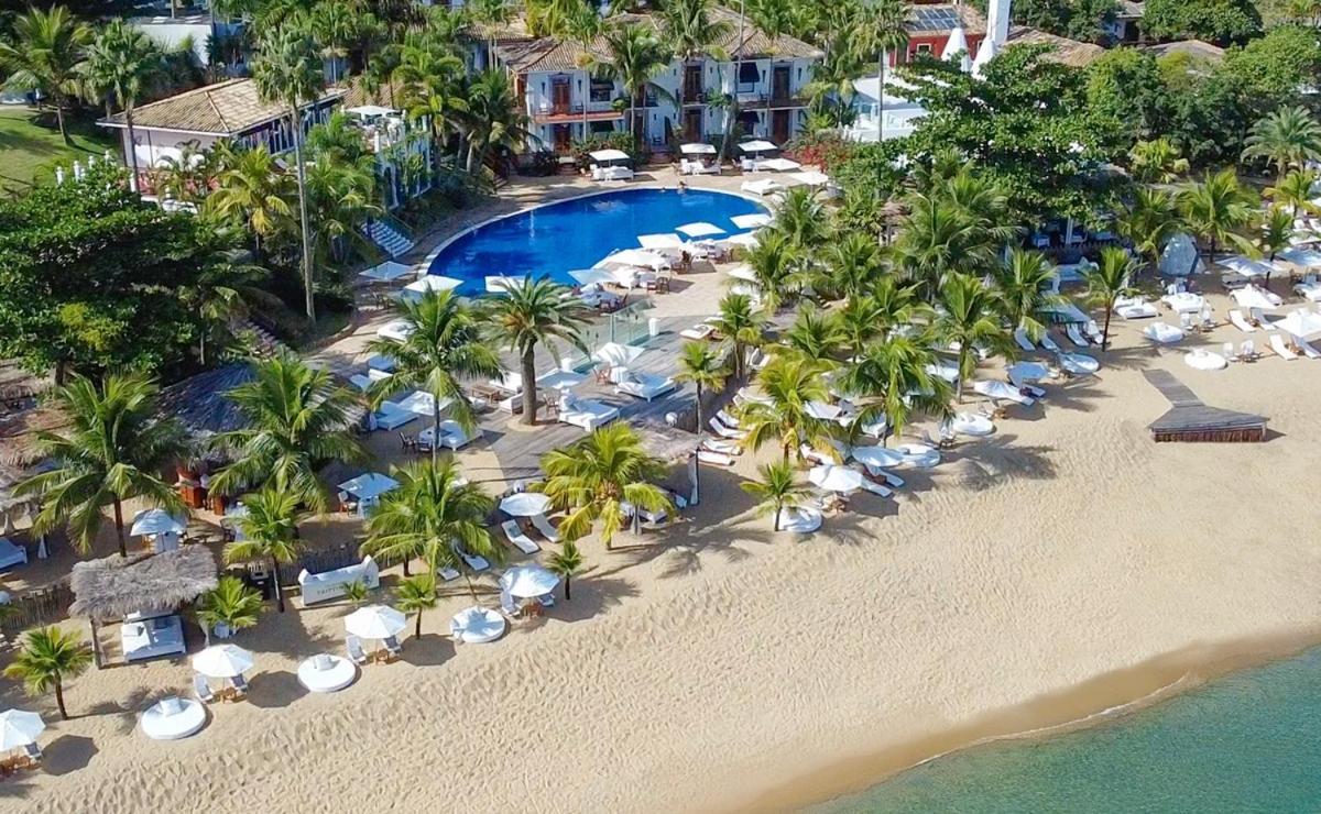 Dpny Beach Hotel & Spa 일랴벨라 외부 사진 Aerial view of the beach at the hotel